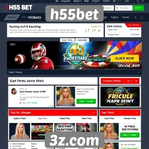 Comparação de bônus e promoções no h55bet